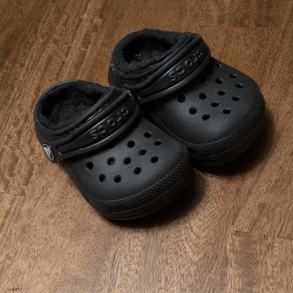 Cozy Black Kids Slippers